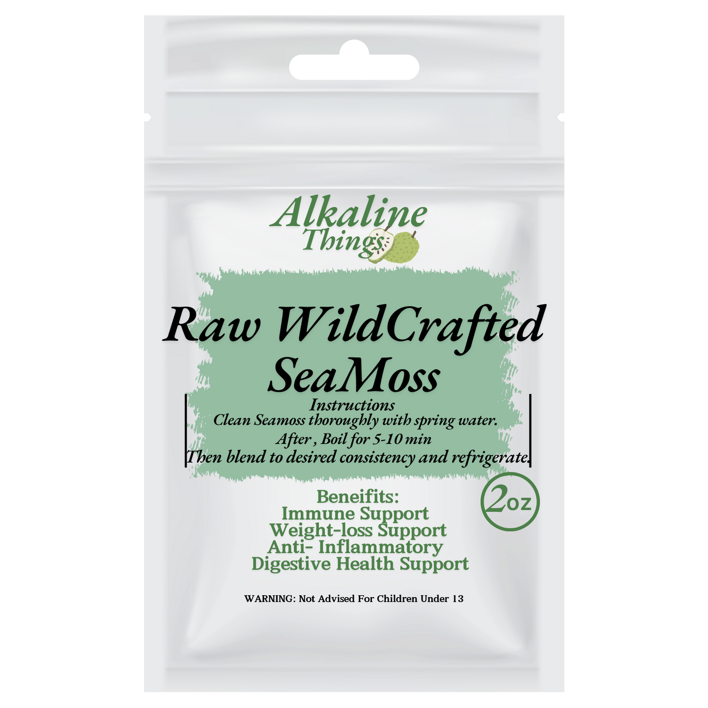 Raw WildCrafted SeaMoss